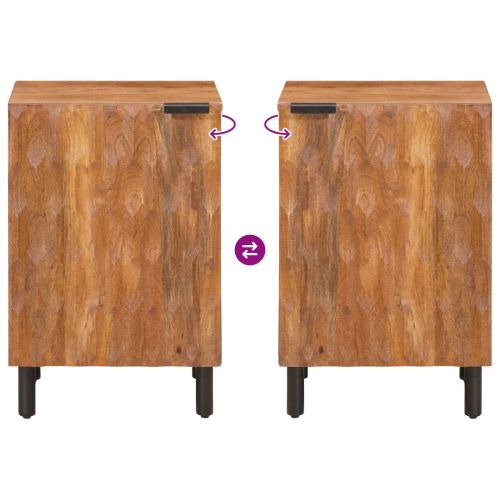 Шкаф за баня Едноцветен Кафяво