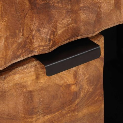 Служебен шкаф Едноцветен Финал на кафяво акацие