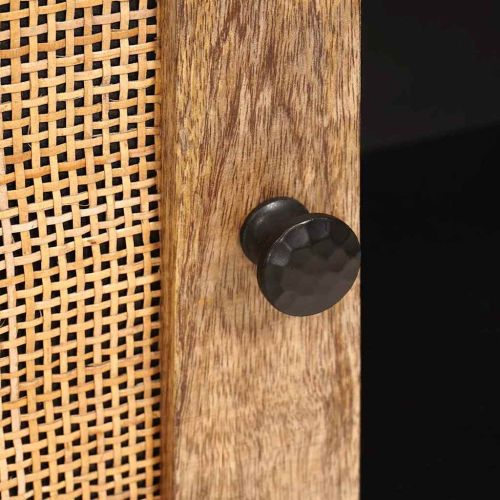 Служебен шкаф Кафяво 80 x 33,5 x 75 см Солидно мангово дърво