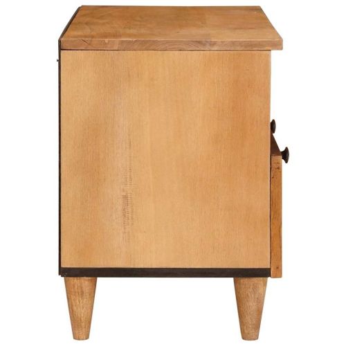 ТВ Единици с рафт Светло кафяво 70 x 33 x 46 см Инженерно дърво