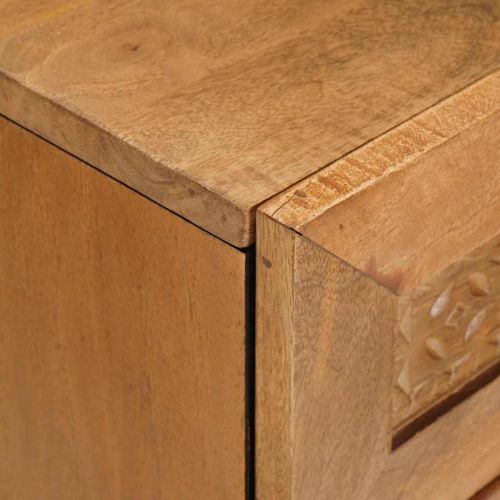 Нощен шкаф с чекмедже с врата Светло кафяво 50 x 33 x 60 см