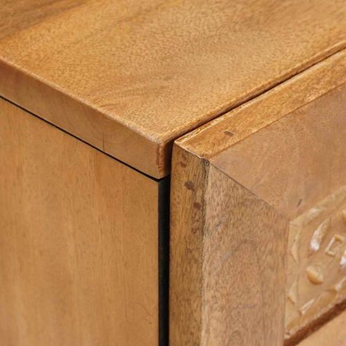 Нощен шкаф с чекмедже с врата Светло кафяво 50 x 33 x 60 см