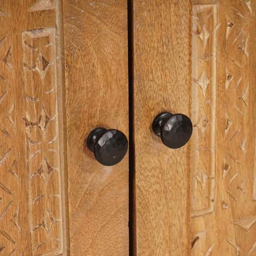 Шкаф за баня Монтиране на стена Светло кафяво 62 x 33 x 58 см