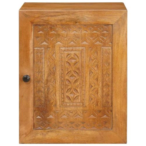 Шкаф за баня Светло кафяво 38 x 33 x 48 см Инженерно дърво