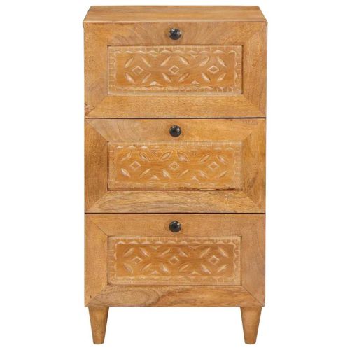 Служебен шкаф с чекмедже Светлокафяво 33.5 x 40 x 75 см