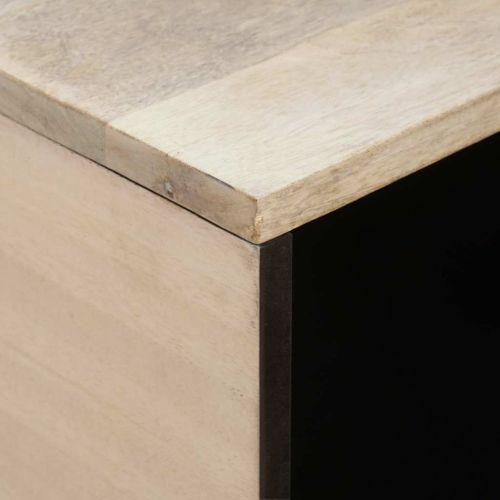 Масичка за кафе с рафт със съхранение Бежово 80 x 50 x 40 cm