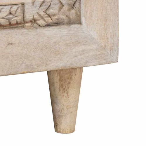 Масичка за кафе с рафт с врата Бежово Размер 100 x 54 x 40 см