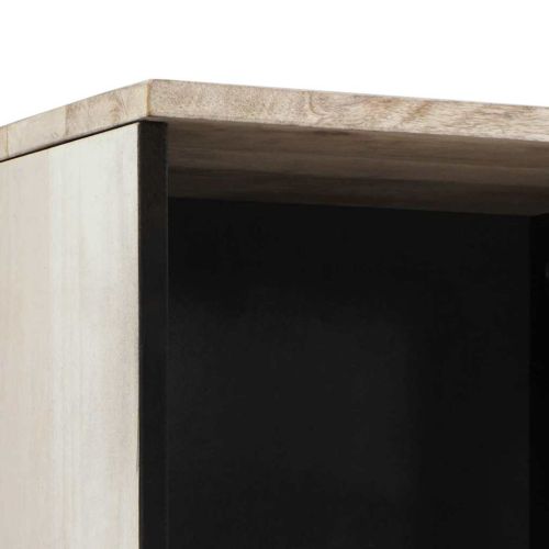 Шкаф за баня с чекмедже Бяло 38 x 33 x 160 см Инженерно дърво