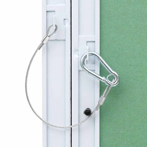 Ревизионен отвор Бяло 55 x 75 cm Алуминий и гипсокартон