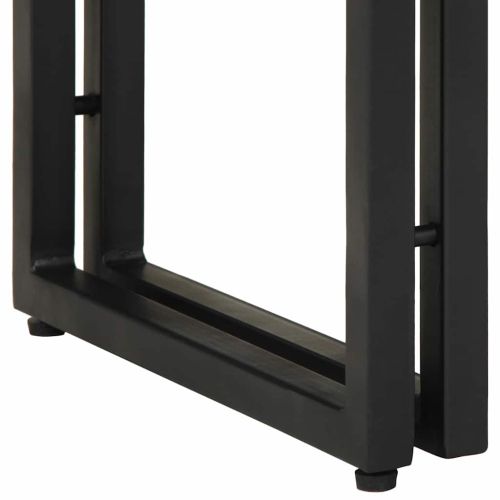 Конзолна маса Кафяво 90 x 33 x 75 см Солидно мангово дърво