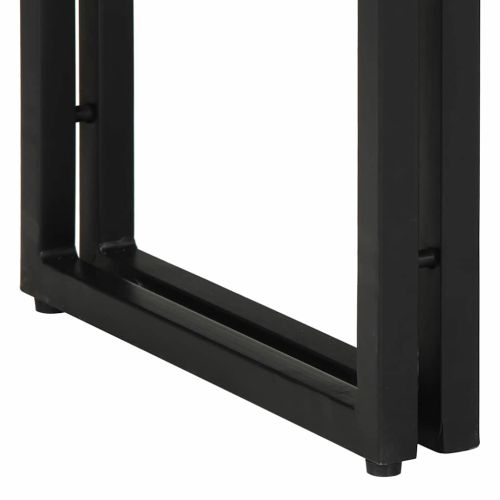 Конзолна маса с рафт 90 x 33 x 75 см Солидно възстановено дърво