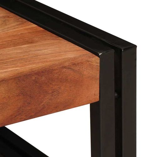 Поличка за баня с рафт 120 x 50 x 23 см