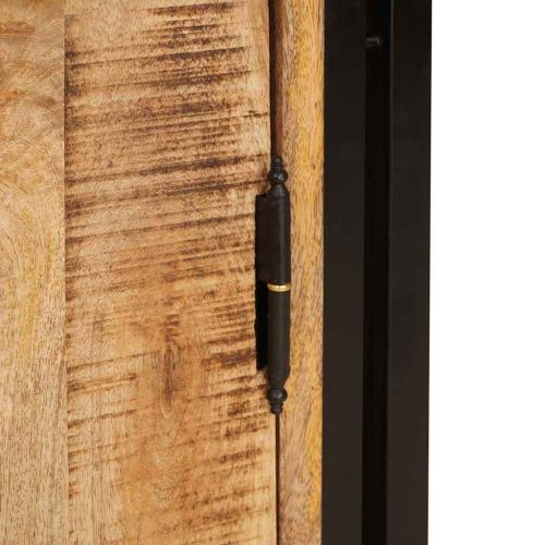 Нощен шкаф Кафяво 38 x 33 x 58 см Сурово мангоново дърво