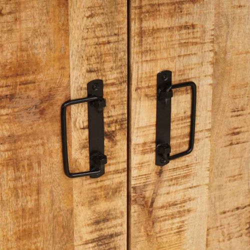 Нощен шкаф Кафяво 38 x 33 x 58 см Сурово мангоново дърво