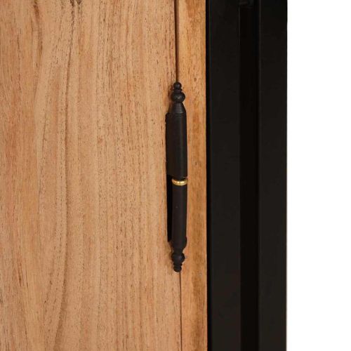 Нощен шкаф Кафяво 38 x 33 x 58 см Акациево дърво масив