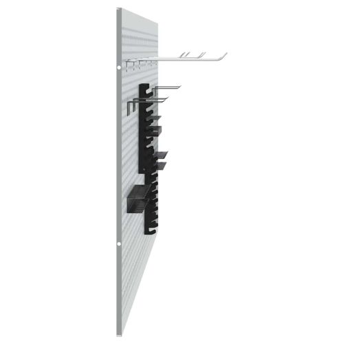 Ета за съхранение 3 pcs Сив 150 x 1 x 60 см