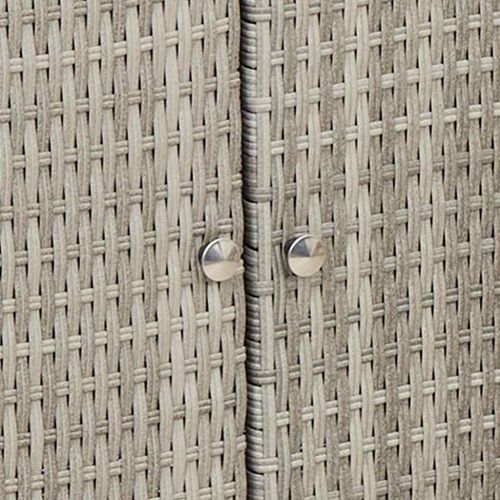 Шкаф за съхранение с врата Светлосиво 100 x 36 x 102 см Ратан