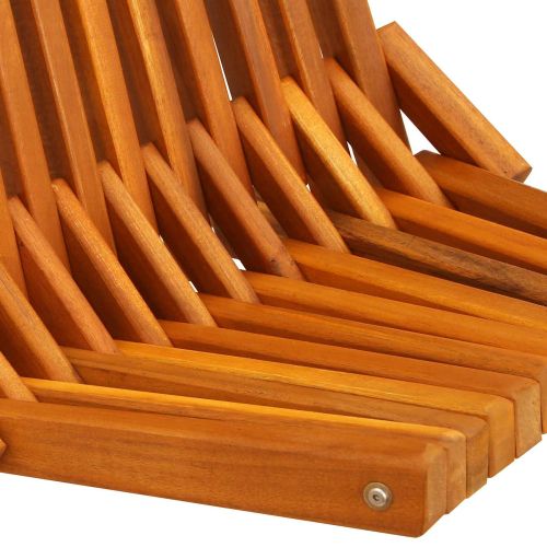 Сгъваеми градински столове 2 pcs Кафяво 56 x 69 x 84 м