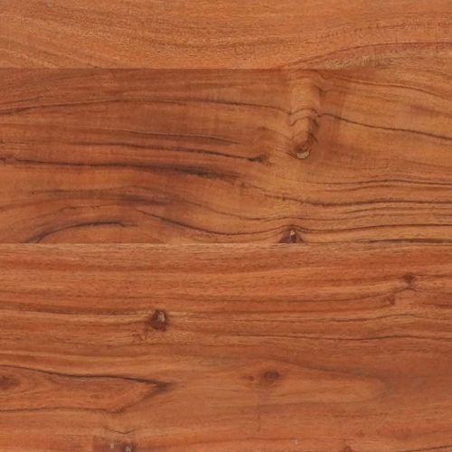 Шкаф за медийно съхранение с рафт Кафяво Акациево дърво масив