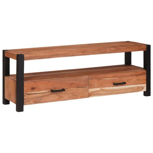 Шкафове и стелажи за съхранение на медии с чекмедже Кафяво