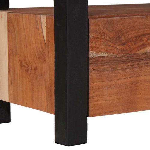 Шкафове и стелажи за съхранение на медии с чекмедже Кафяво