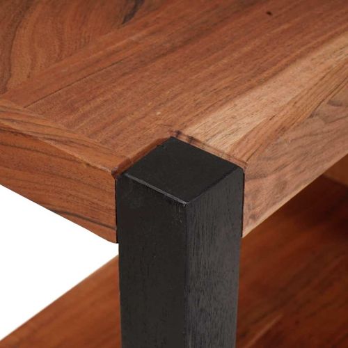 Рафт за книги Кафяво 50 x 30 x 75 см Масивна акациева дървесина