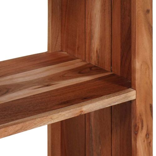 Рафт за книги Кафяво 50 x 30 x 75 см Масивна акациева дървесина