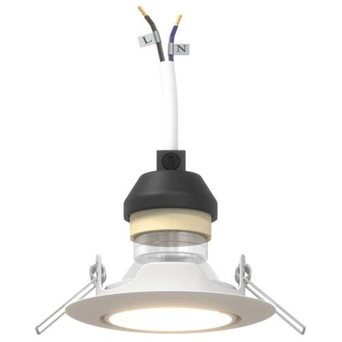 Прожектор 24 pcs Бяло 9 x 9 x 2.5 см Метал