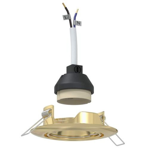 Прожектор 24 pcs Златист 9 x 9 x 2.5 см Метал