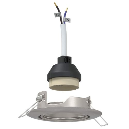 Прожектор 6 pcs Сребрист 9 x 9 x 2.5 см Метал