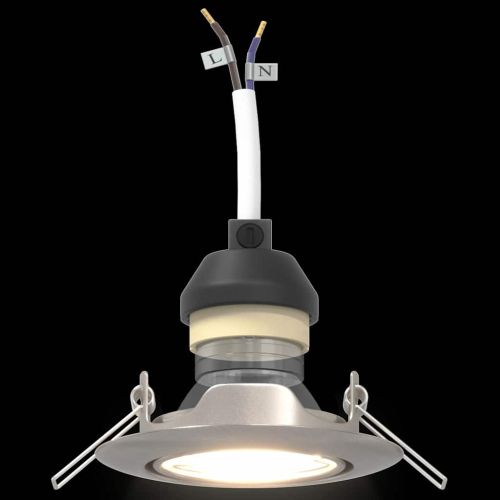 Прожектор 6 pcs Сребрист 9 x 9 x 2.5 см Метал