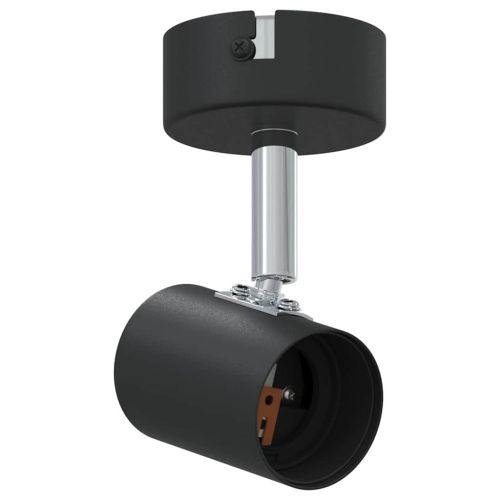 Таванен спот Черно 6.5 x 6 x 11.5 см Стомана