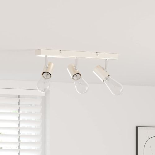 Таванен спот Матово никел 38 x 6.5 x 11.5 см Стомана