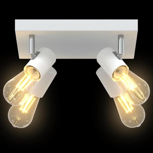 Таванен спот Бяло 26.5 x 26 x 11.5 см Стомана