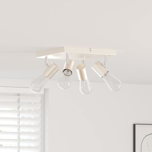 Таванен спот Матиран никел 26.5 x 26 x 11.5 см Стомана