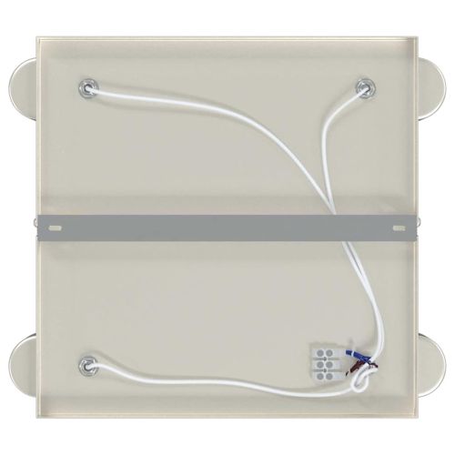 Таванен спот Матиран никел 26.5 x 26 x 11.5 см Стомана