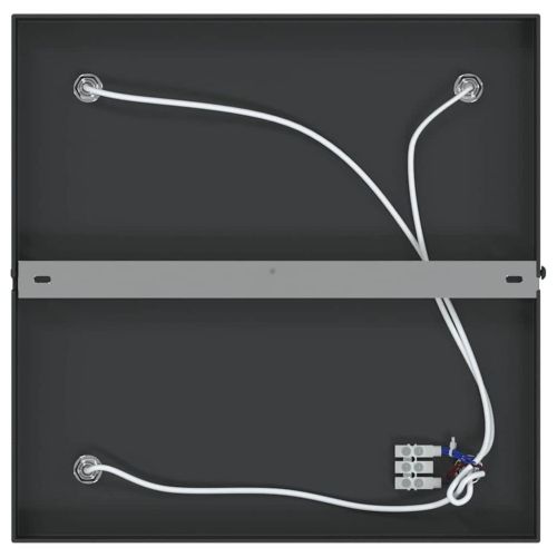 Таванен спот Черно 26 x 26 x 16.5 см Стомана