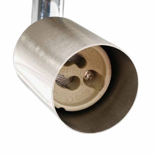 Таванен спот Матиран никел 12 x 8 см Стомана