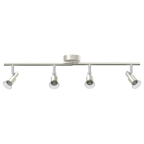 Таванен спот Матиран никел 70 x 9 x 12.5 см Стомана