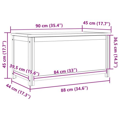 Кутия за съхранение Едноцветен