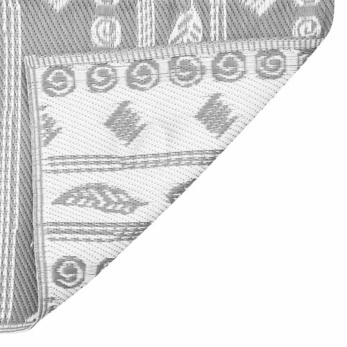 Външен килим ARAKIL Сив и бял 400 × 300 cm 50% Полипропилен