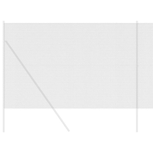 Шестоъгълна ограда Сив 1,6 x 100 m ПВЦ