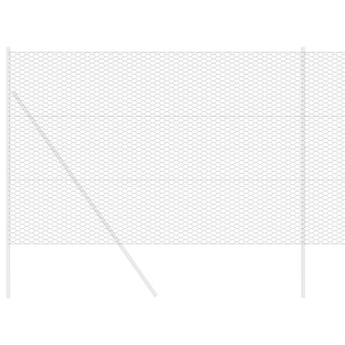 Шестоъгълна ограда Сив 1,6 x 100 m ПВЦ