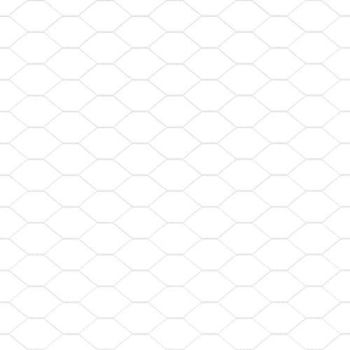 Шестоъгълна ограда Сребрист 1,2 x 10 m Поцинкована стомана