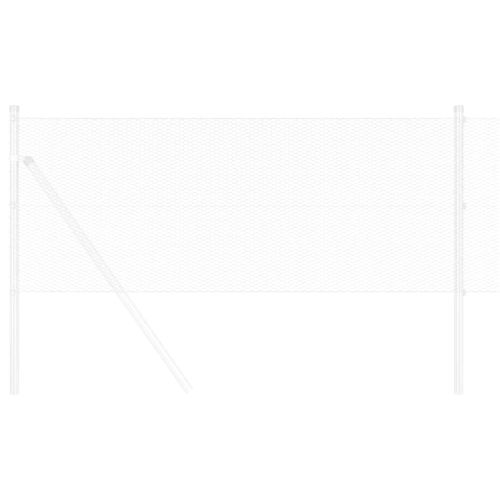 Шестоъгълна ограда Сребрист 0,8 x 50 м Поцинкована стомана