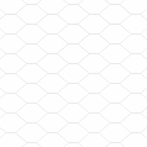 Шестоъгълна ограда Сребрист 1,2 x 50 m Поцинкована стомана