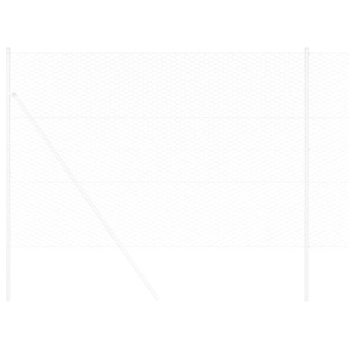 Шестоъгълна ограда Сребрист 1,5 x 100 м Поцинкована стомана