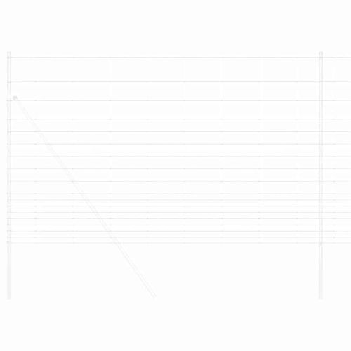 Ограда за пасища Сив 1.5 x 10 m Стомана