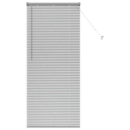 Щора за прозорец С завеси Сребрист Алуминий