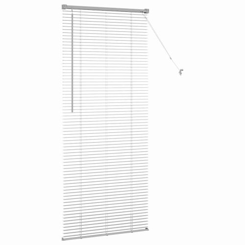 Щора за прозорец С завеси Сребрист Алуминий